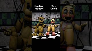 FNaF Golden Freddy 67 VS Toy Chica 67 over the years