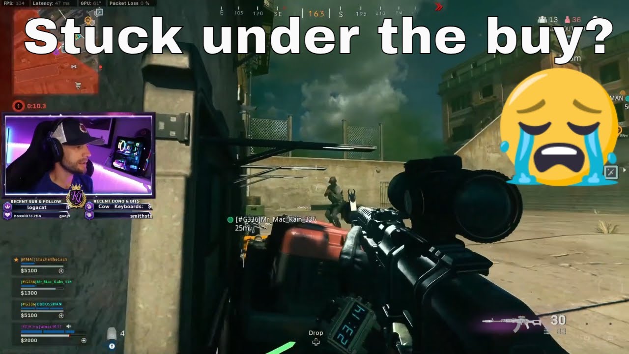 STUCK UNDER THE BUY STATION BUG - Warzone Rebirth Funny Moment Clips Season 5