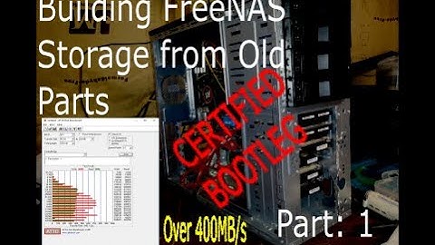 Building freenas server from old parts Part: 1
