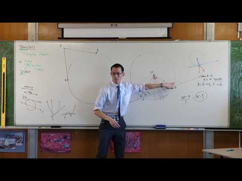 Tangents of Circles (2 of 4: Tangent perpendicular to radius)