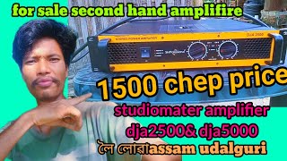for sale second hand amplifire studiomaster dja 2500 amplifier price/ dja5000 reveiw sound test