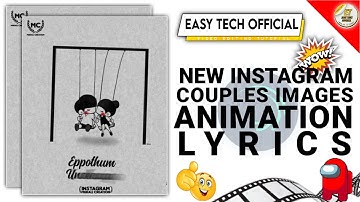 How To Make New Trending Instagram Lyrics Animation Video | AlightMotion Editing Tutorial Tamil