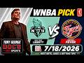 WNBA Pick - New York Liberty vs Indiana Fever Prediction, 7/18/2026 Best Bets, Odds & Betting Tips