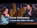 Anne Hathaway Is Sure She Didn't Drown