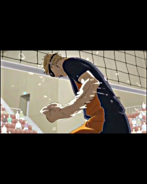 Tsukishima blocks Ushijima serve- 'Illegal move'