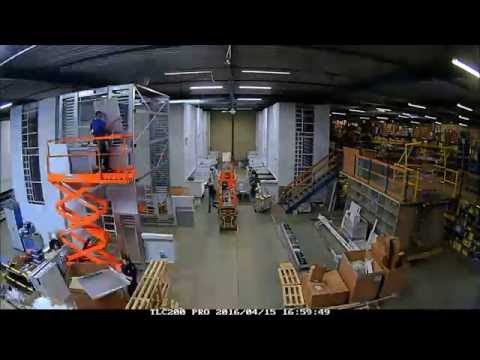 Rack to 8 Modula lift in 20 days (8 of 54 units) Time Lapse