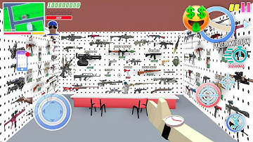 DUDE THEFT WARS - All Secret and Rere Weapons Locations (Rail Gun, Sniper Rifle & more)