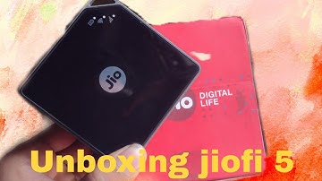 Unboxing jiofi 5.🤫🤫🤫