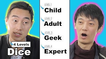 Board Game Reviewer Explains Dice Rolling in 4 Levels of Difficulty