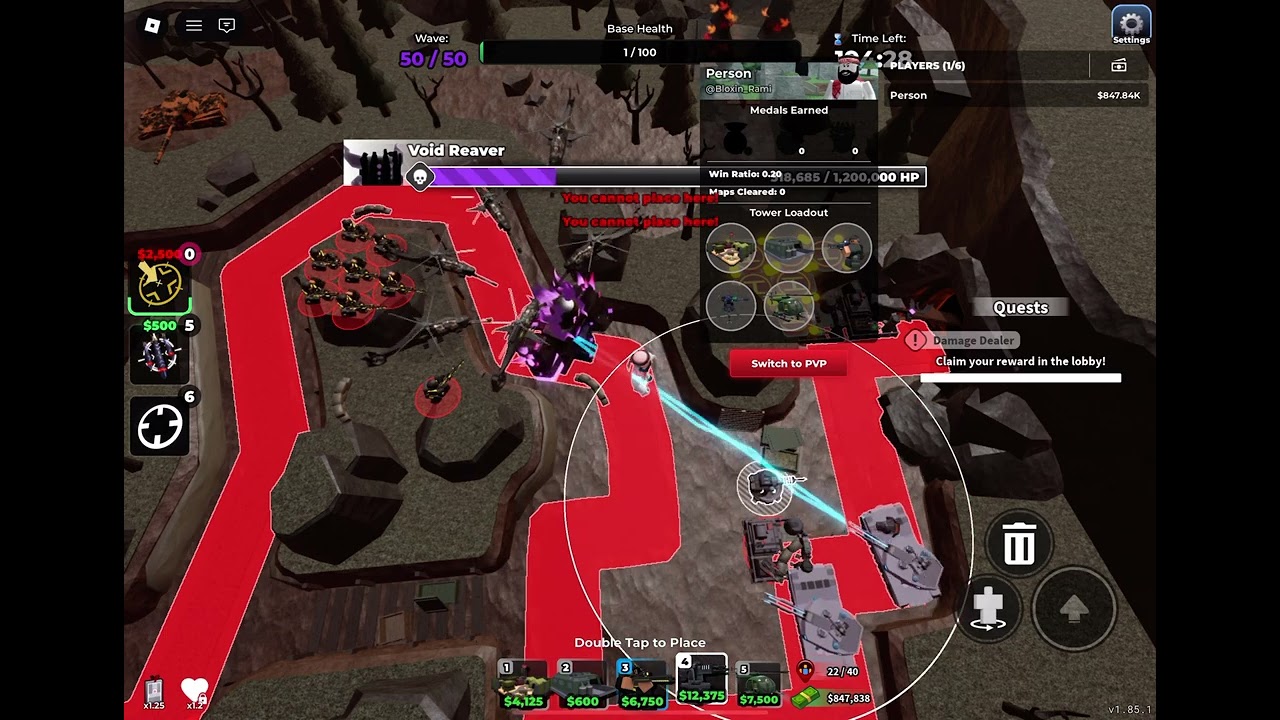 Solo HC Triumph with absolute DEVIOUS turret (On mobile)