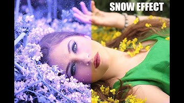 how to create snow in photoshop || PHOTOSHOP CC 2017 TUTORIAL