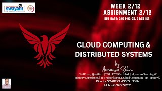 Cloud Computing and Distributed Systems Quiz Week 02 Assignment 02 Answers NPTEL SWAYAM JANUARY 2025