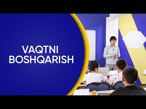 Video: Sloblar Uchun Vaqtni Boshqarish