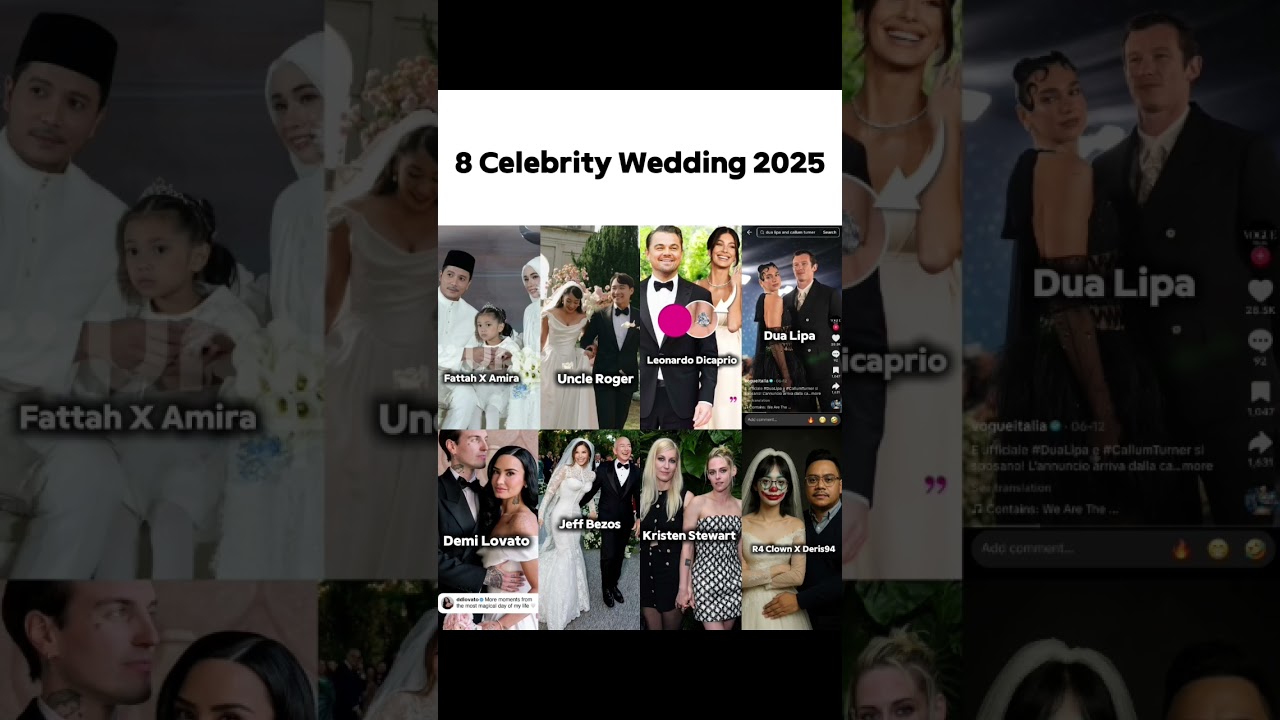 Top 8 Celebrity Wedding 2025 ( Low Key )