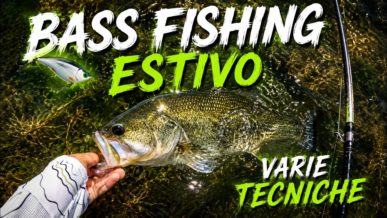 BASS FISHING ESTIVO – Un Obbiettivo, Diverse Tecniche