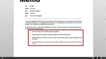 Word 2013: About Bulleted Lists