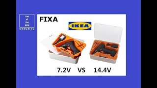 FIXA 7.2V VS 14.4V comparison UNBOXING (IKEA Article no: 302.032.61 vs Article no: 002.329.05) screenshot 5
