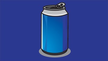 Isometric Vector Soda Can In Adobe Illustrator