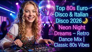Top 80s Euro Disco &amp; Italo Disco 2026 🔥 Live Nonstop Mix | Retro Dance Party Vibes