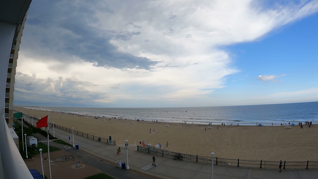 Lightning Storm Clears Virginia Beach Hurricane Henri 2021 YouTube