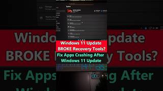 Windows 11 Update Crash Fix 💻 #youtubeshorts #shorts
Windows 11 Update Crash Fix Windows 11 Update Crash Fix 💻 #youtubeshorts #shorts