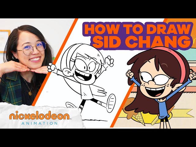How to Draw Sid Chang from The Casagrandes ✍️ 🎨 Draw Along with Diem Doan class=