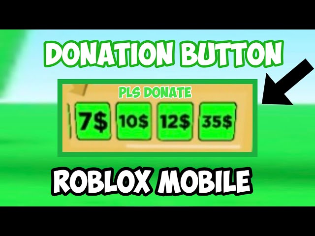 Donation sign - Roblox