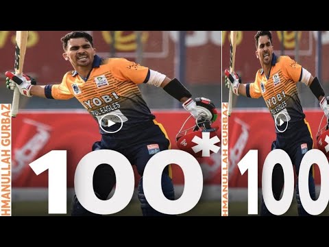 Rahmanullah Gurbaz stormy century IN Shpageeza League 2022 | He Scored 7 fours and 10 sixes