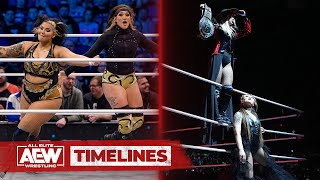 The history between Statlander, Nightingale, Blue, \& TBS Champ Julia Hart! |AEW Timelines