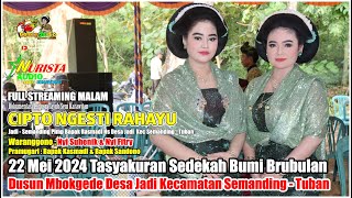 LIVE TAYUB MALAM BRUBULAN JADI SEMANDING NYI HENIK & NYI FITRI || CIPTO NGESTI RAHAYU |NURISTA AUDIO