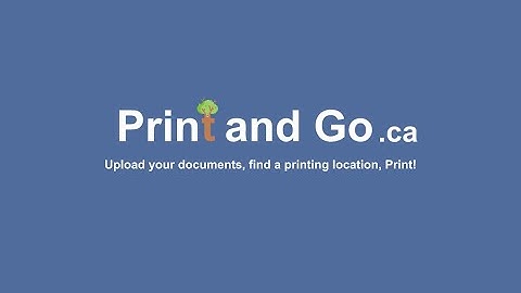 Why Print and Go?