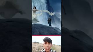 तमन्ना भाटिया पहाड़ पर से हवा में उड़ने वाला seen ki shooting behind the scene #short video