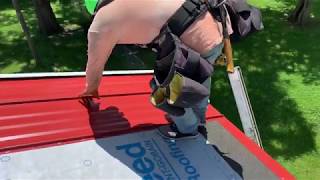 Como poner, instalar techo de metal Standing seam.How to install metal roof#Roofing#Metal#Shingles