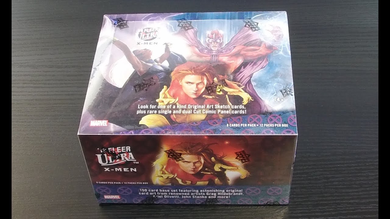 2018 Fleer Ultra X-Men Trading Cards by Upper Deck Boxbreak - YouTube