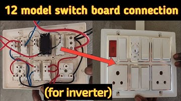 How to wire a 12 model switch board | full connection guide | DIY | easy step-by-step