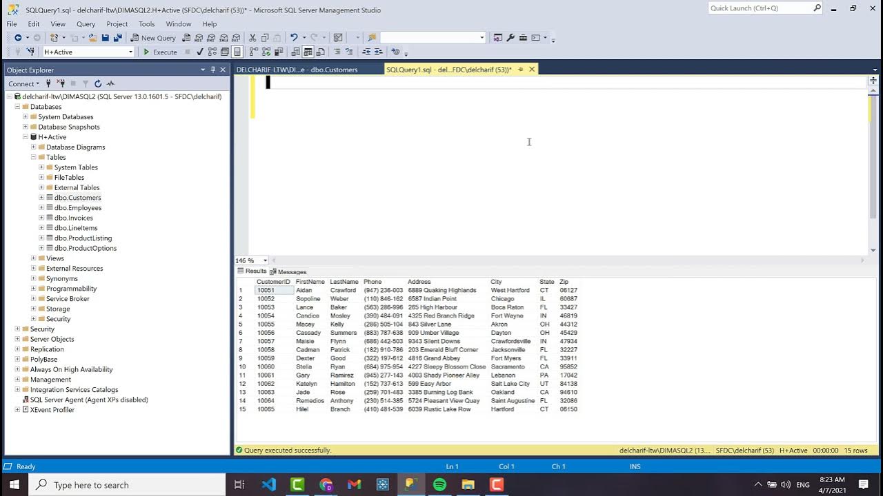 SQL3.1 - Using SELECT - YouTube