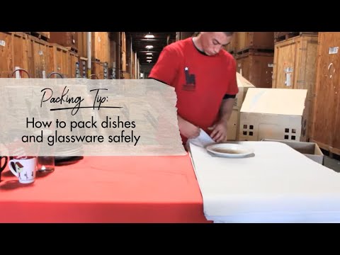 How to Pack Plates and Glasses Safely