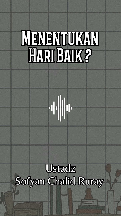 Adakah Hari Baik? | Ustadz Sofyan Chalid Ruray #shorts #sunnah #kajiqnsunnah #dakwahsalaf #hijrah