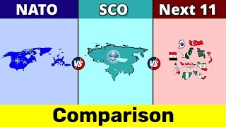 NATO vs SCO vs Next 11 | Next 11 vs SCO vs NATO | Comparison | Data Duck 2.o