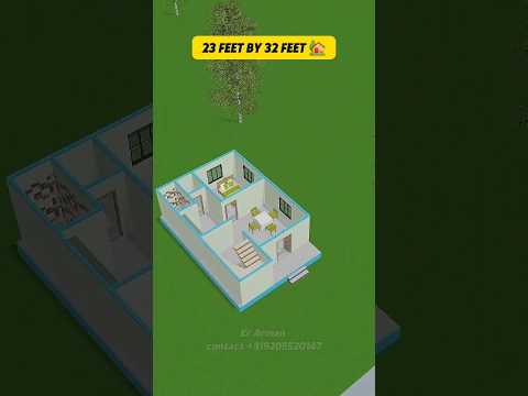 23 X 32 Home plans 3d 🥀🥀🥀 #erarman #home #shortfeed #house - youtube