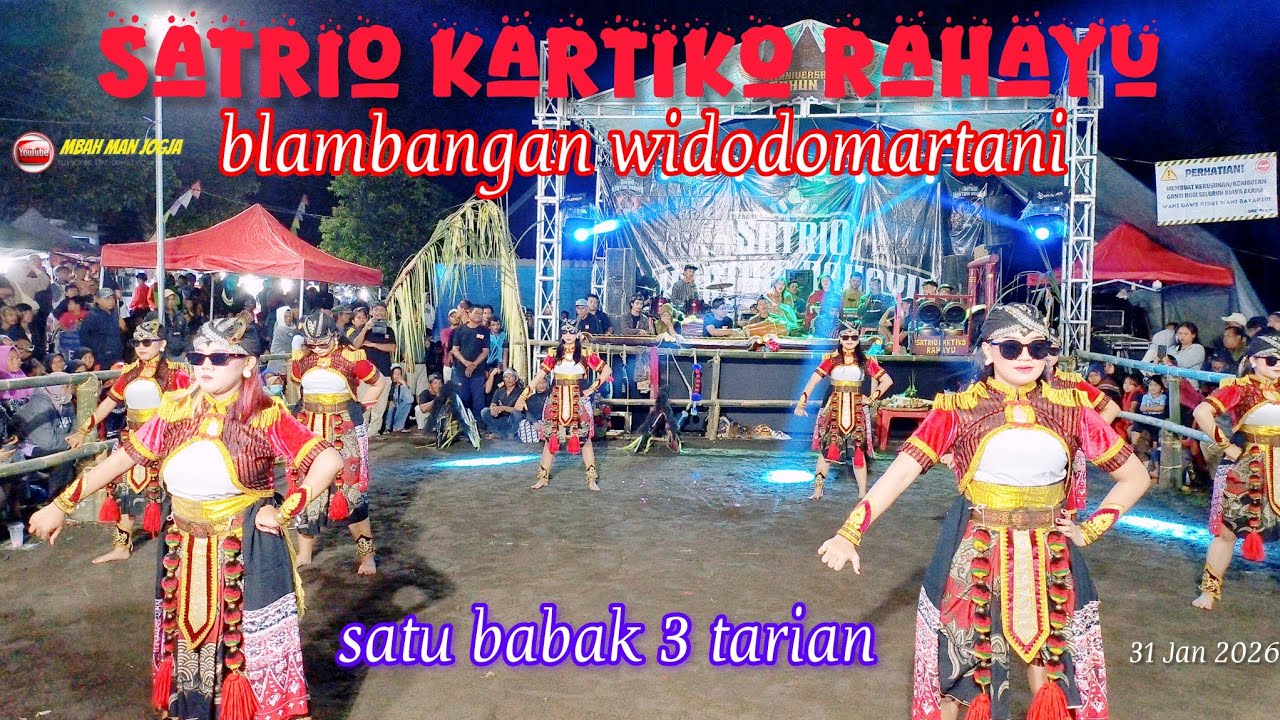 SPEKTAKULER..‼️PUTRI SATRIO KARTIKO RAHAYU ( 1  babak 3 tarian)#kreasi #blendrongan #warok 