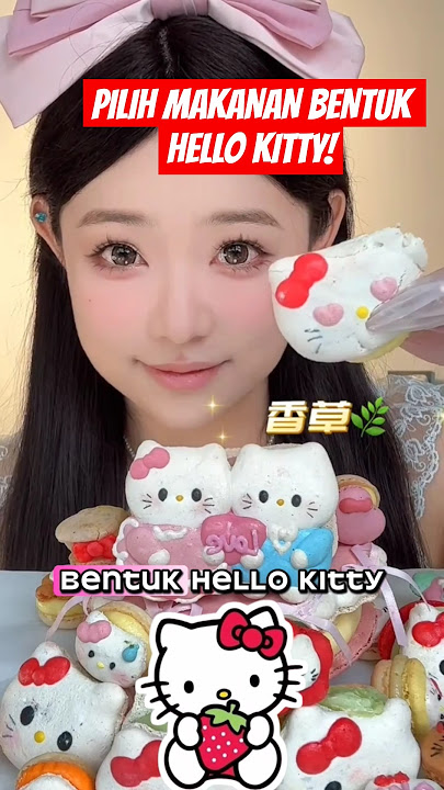 Which Hello Kitty Shaped Food Would You Like to Eat with Your Friends?😻❤️