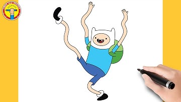 How to draw Finn step by step | Adventure Time | Easy drawing tutorial for beginners