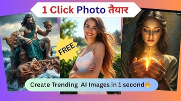 Best Free Trending AI Image Generator & AI Photo Editing in 1 Click🚀 (No ChatGPT, No Subscription)