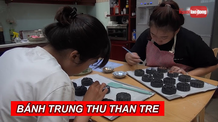 Độc đáo bánh Trung thu "bóng đêm" của nữ sinh 9X | NLĐTV