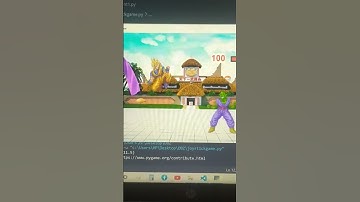 Nostalgic DragonBallZ game in python #goku #dragonballz #dbs  #pygame #python #nostalgia