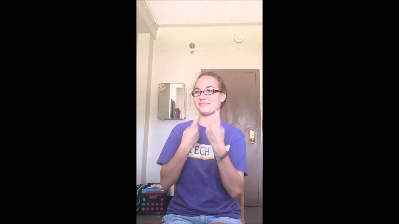 Sarah's Sign Language Video - YouTube