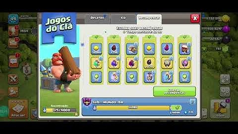 coletei as melhores recompensas dos jogos de clam#cv8 vantagens de uma equipe de clam humilde!