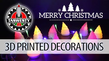 3D printed LED Christmas Lights