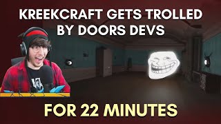 KreekCraft Gets Trolled by Doors Devs for 22 Minutes